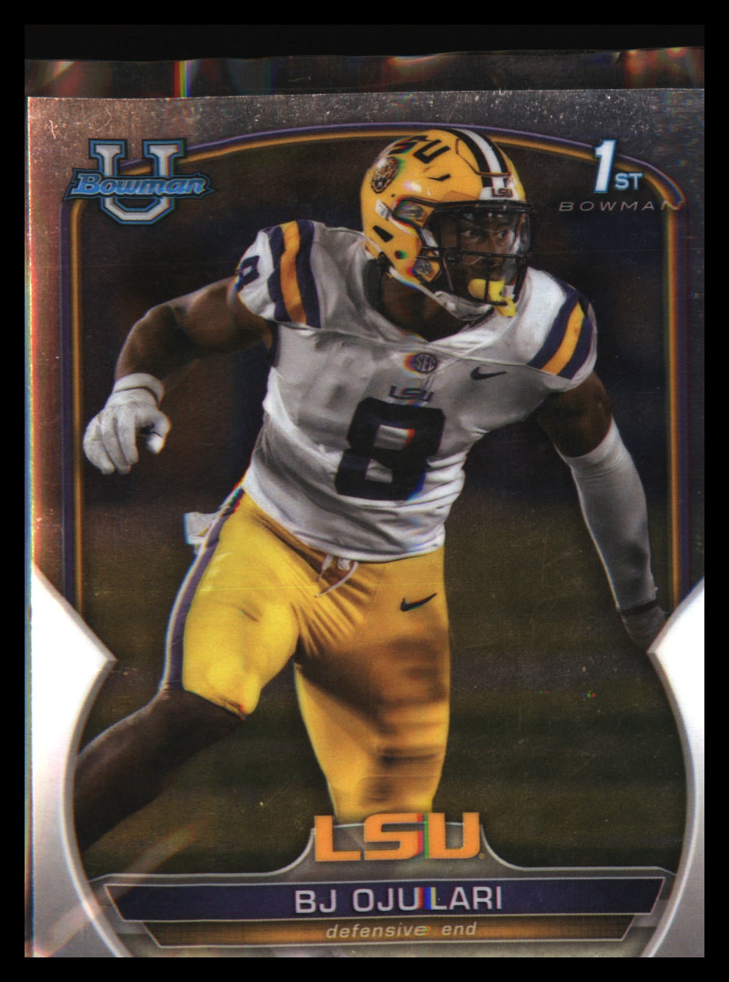 2022 Bowman University Chrome #58 BJ Ojulari
