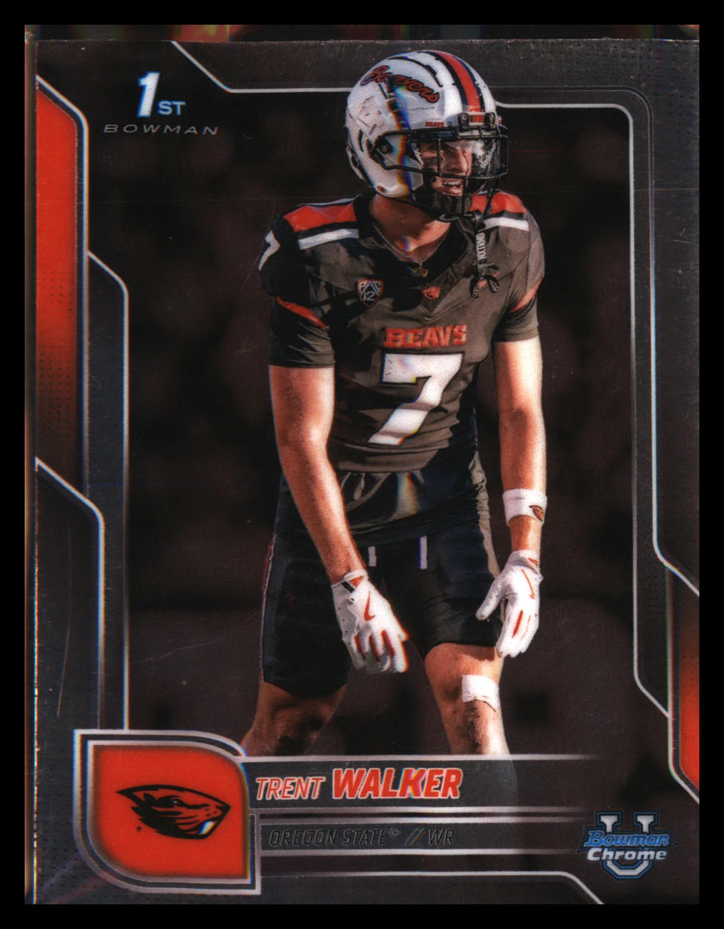 2025 Bowman University Chrome #54 Trent Walker