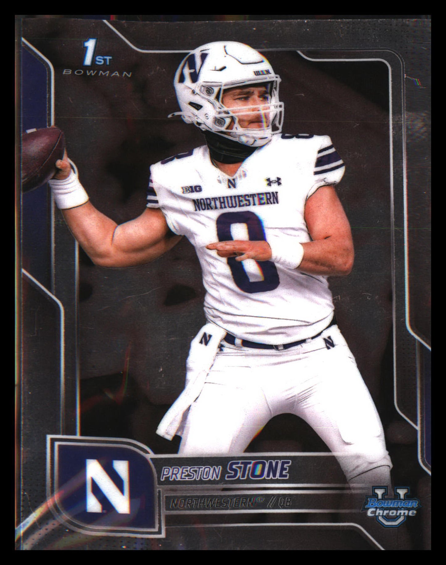 2025 Bowman University Chrome #198 Preston Stone
