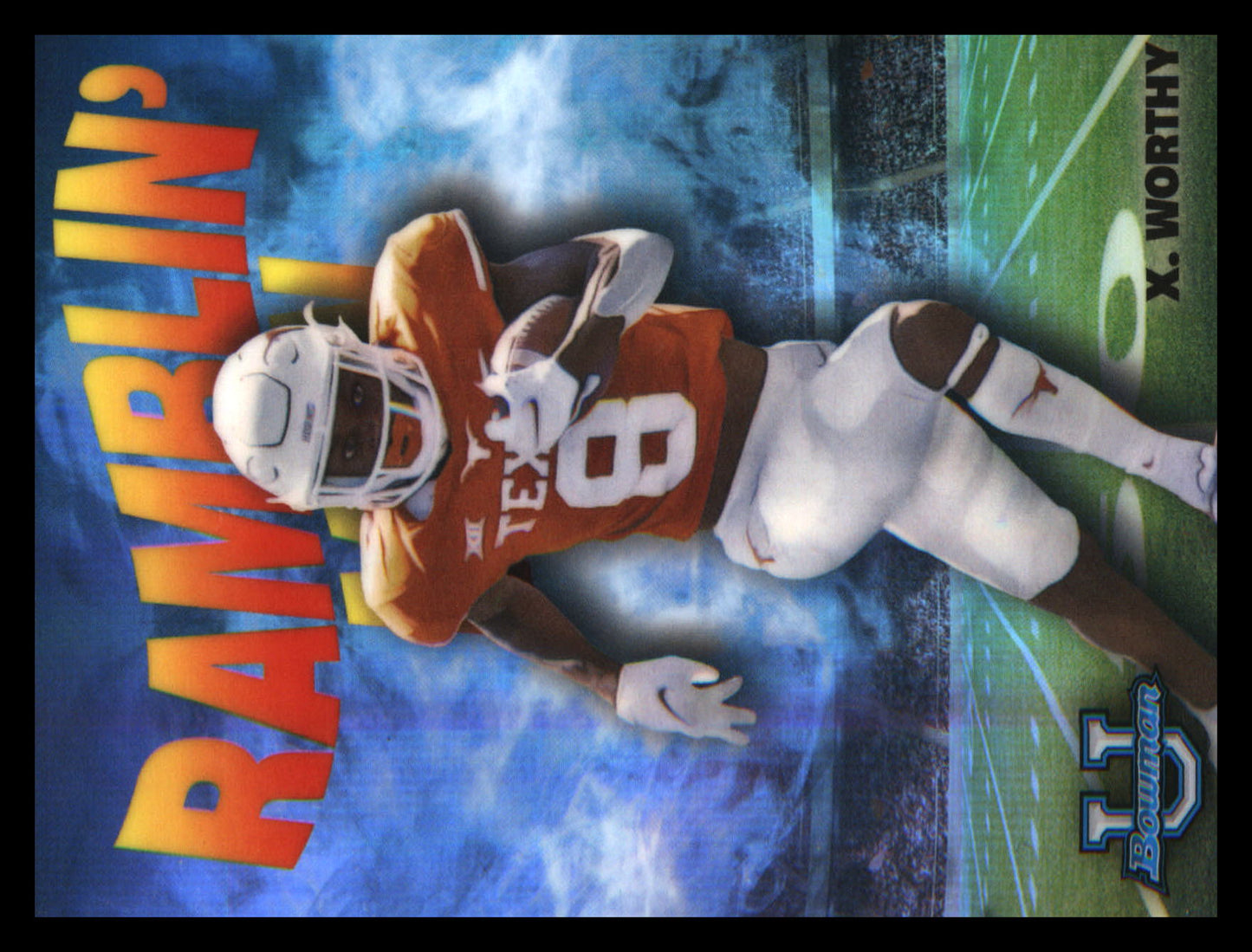 2022 Bowman University Chrome Ramblin' Man #RM-12 Xavier Worthy