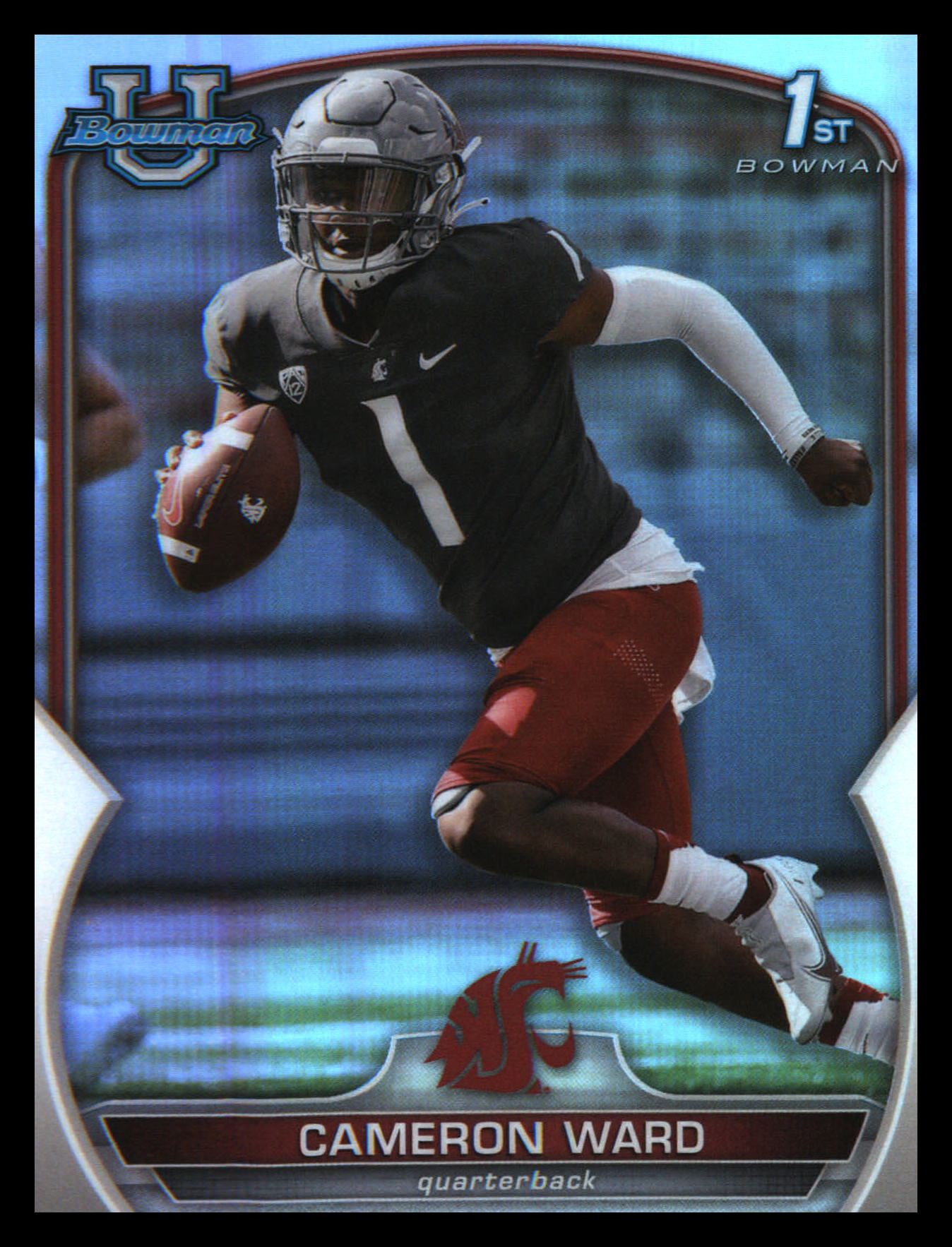2022 Bowman University Chrome Refractor #34 Cameron Ward