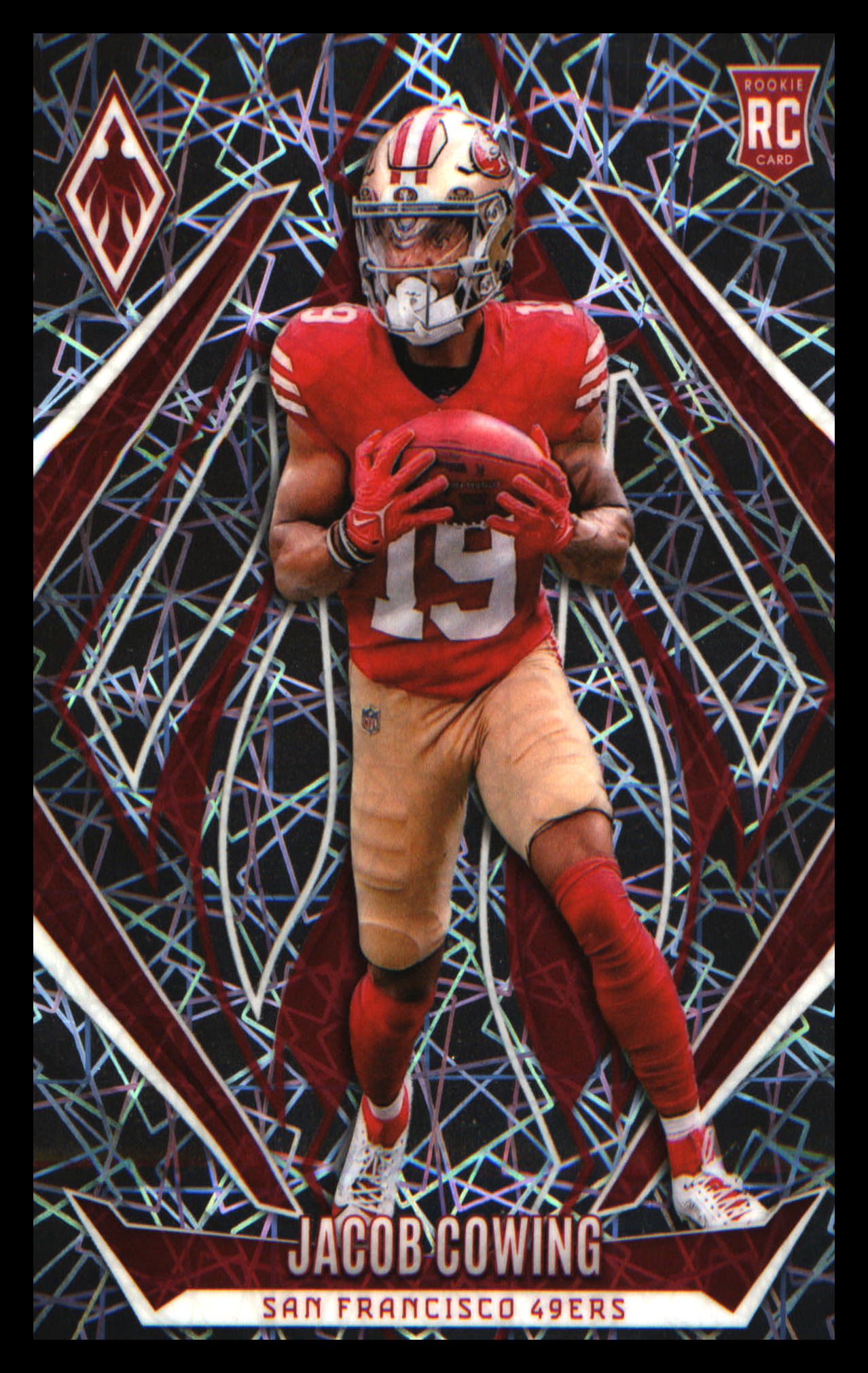 2024 Panini Phoenix Lazer #186 Jacob Cowing Rookie Rookie