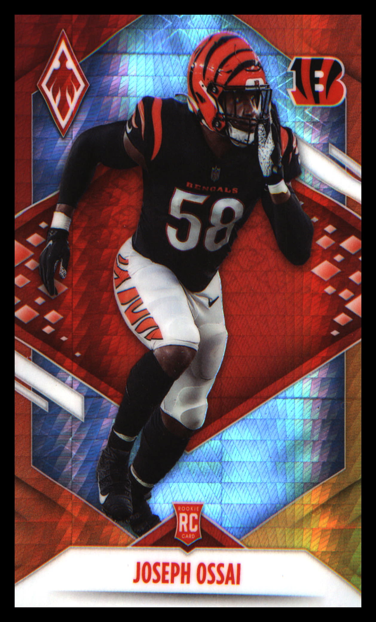 2021 Panini Phoenix Color Burst #170 Joseph Ossai Rookie Rookie
