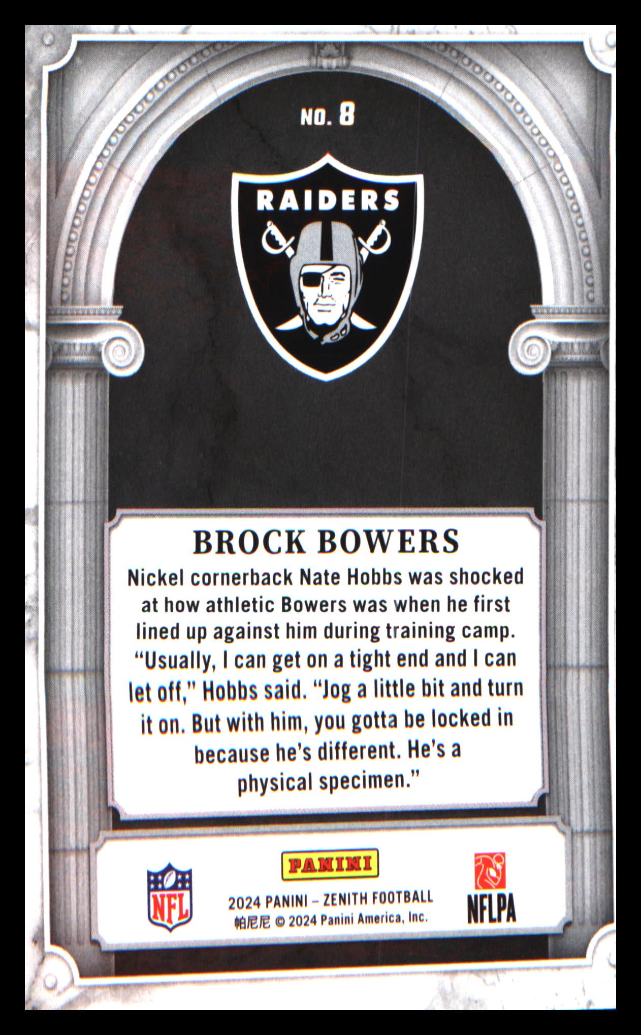2024 Panini Zenith Z Marquee #8 Brock Bowers