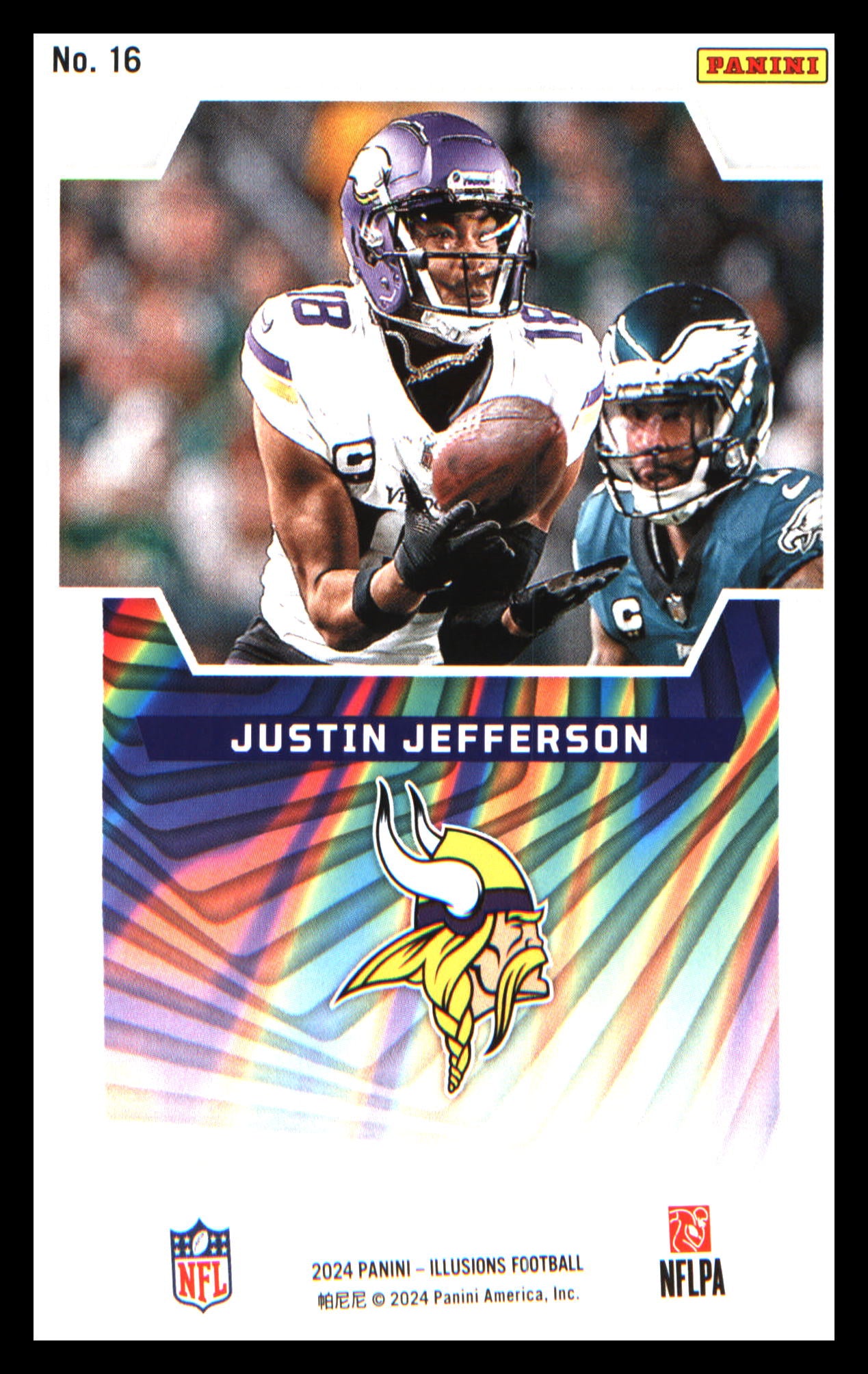 2024 Panini Illusions Game Magicians #16 Justin Jefferson