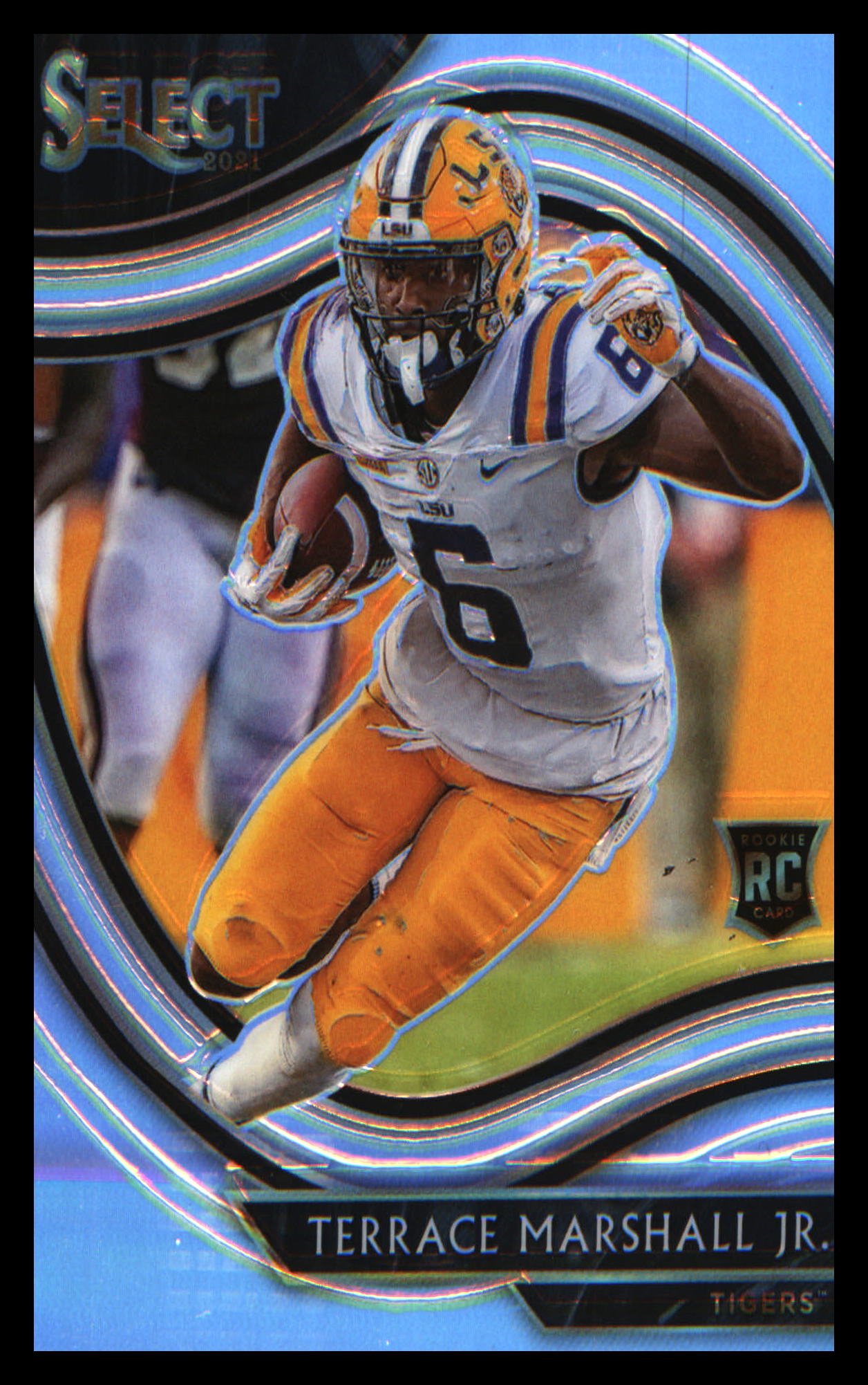 2021 Panini Chronicles Draft Picks Select Silver Prizm #270 Terrace Marshall Jr.