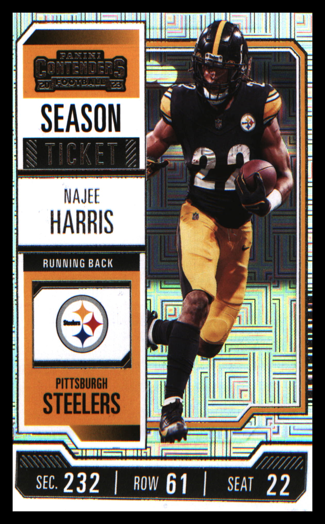 2023 Panini Contenders Season Ticket Retail #84 Najee Harris