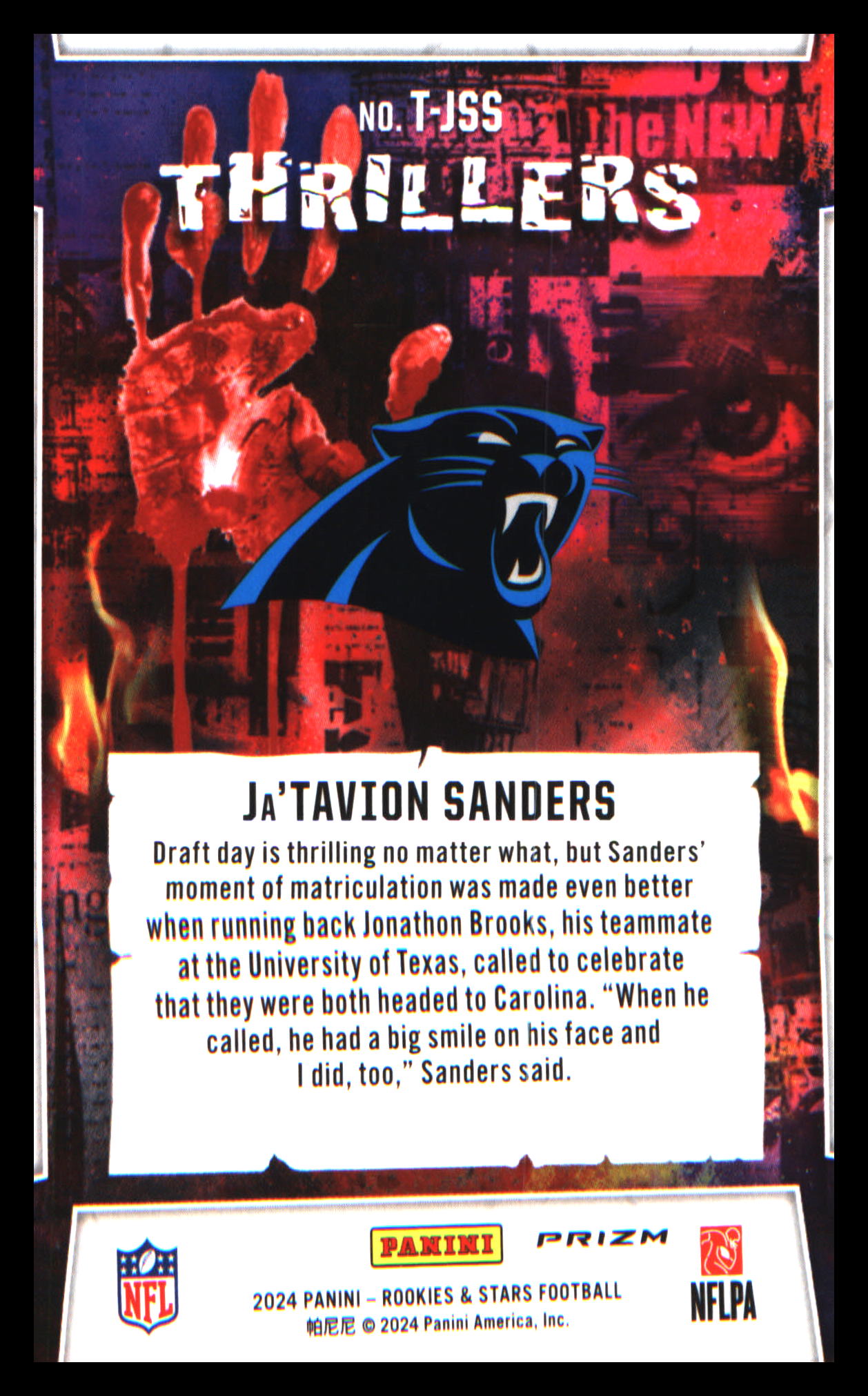 2024 Panini Rookies & Stars Thrillers Silver #T-JPK Ja'Lynn Polk