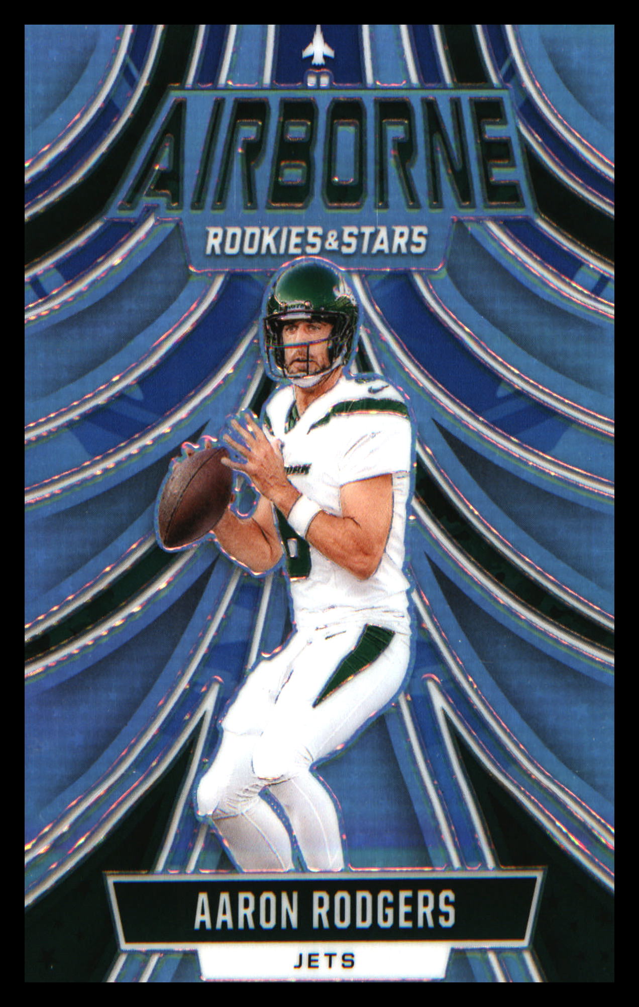 2024 Panini Rookies & Stars Airborne Silver #A-ARS Aaron Rodgers