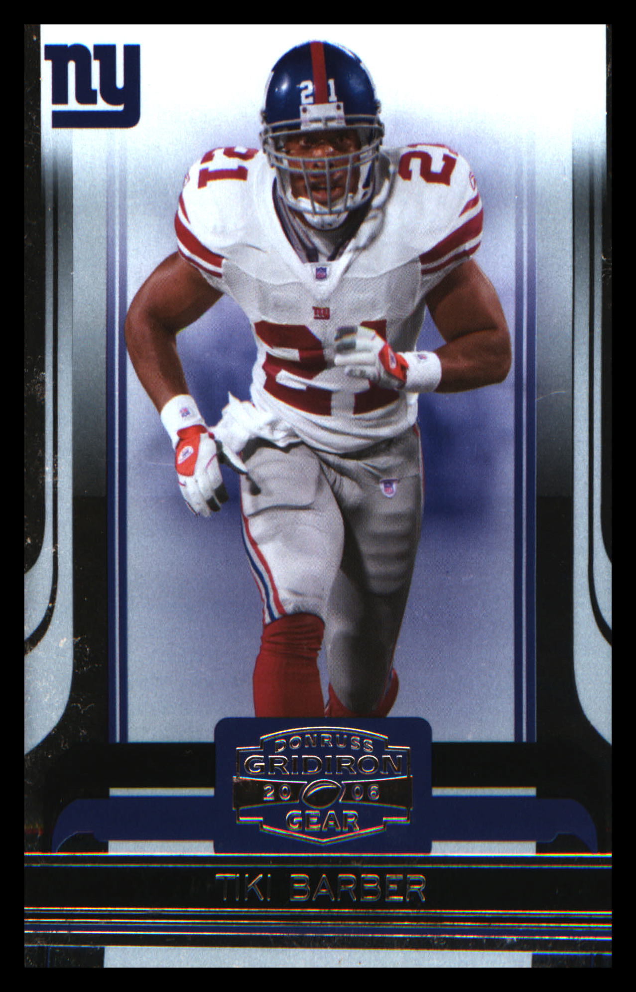 2006 Donruss Gridiron Gear Silver Holofoil #70 Tiki Barber