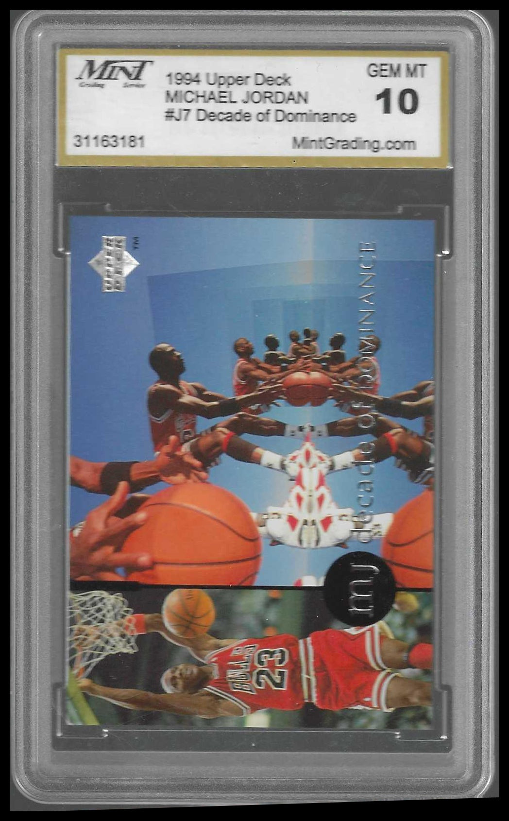 1994 Upper Deck Jordan Rare Air #69 Michael Jordan MINT GEM/MT 10