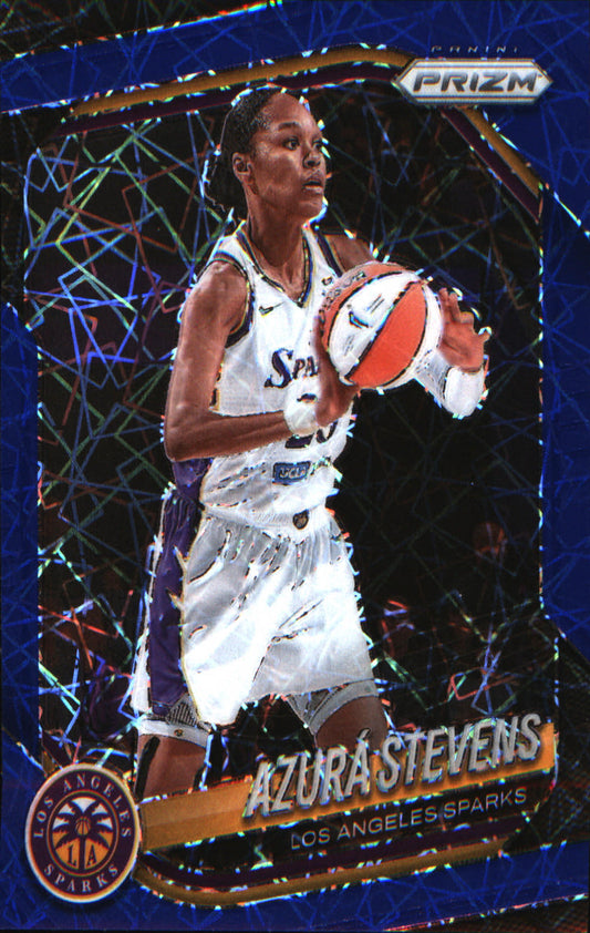 2025 Panini Prizm WNBA Blue Velocity Prizms #64 Azura Stevens