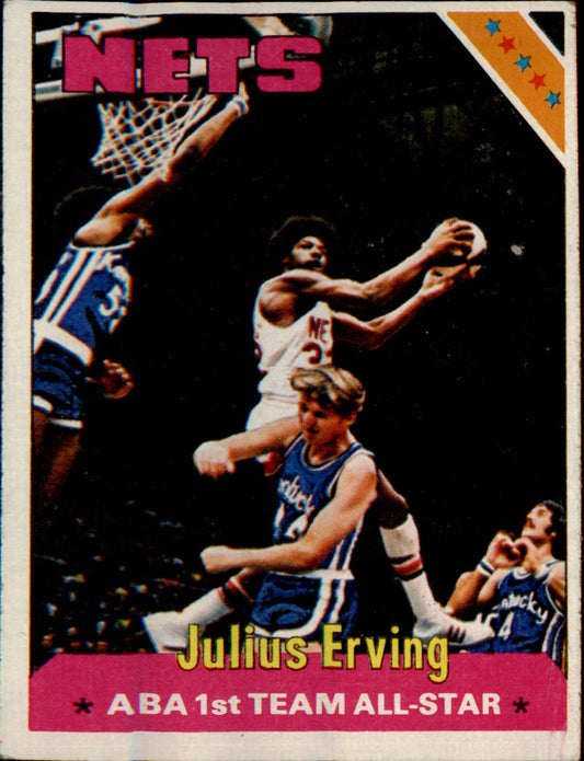 1975-76 Topps #300 Julius Erving